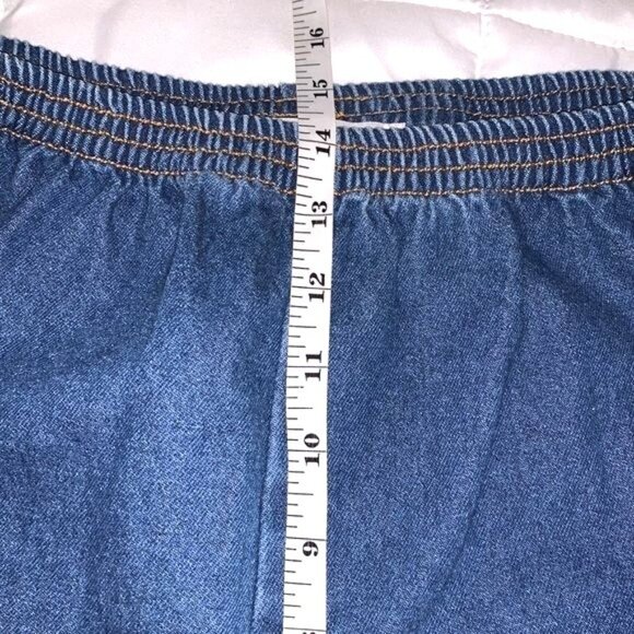 Kikit Jeans Womens Elastic Waist Denim Pants Size L - Picture 11 of 13